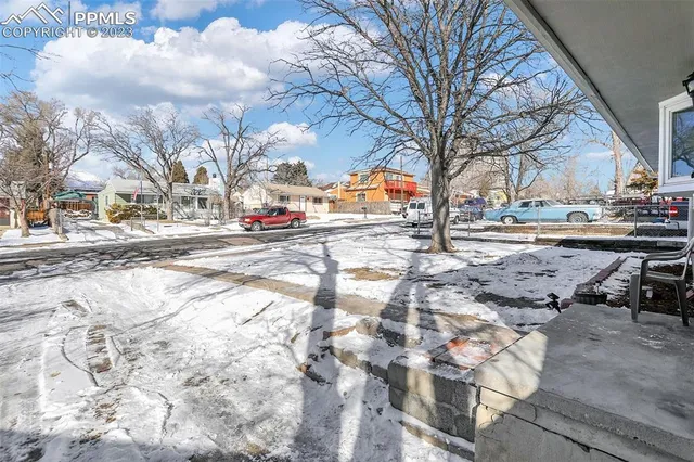 a view of city with tall buildings