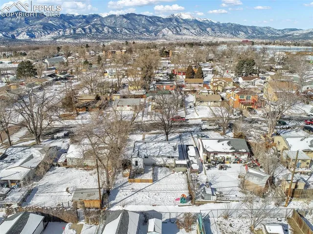 a view of lake and mountain