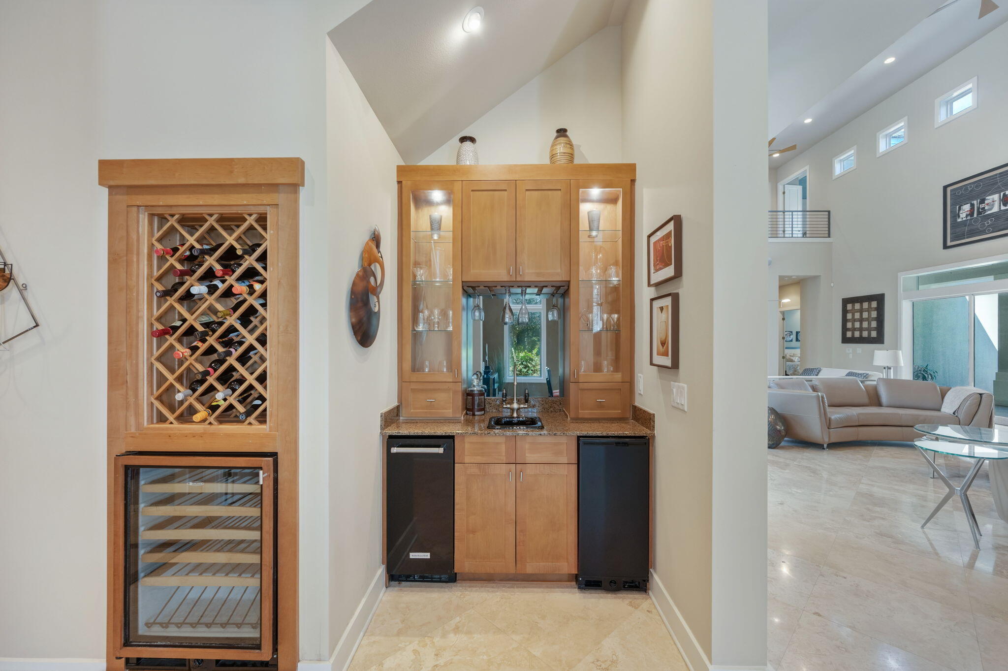 2943 Pine Valley Road Miramar Beach, FL 32550 - Photo 20 of 97 Hall Bar/Wine Rack