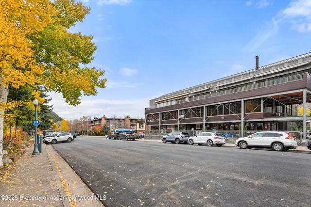 a car parked on the side of the street
