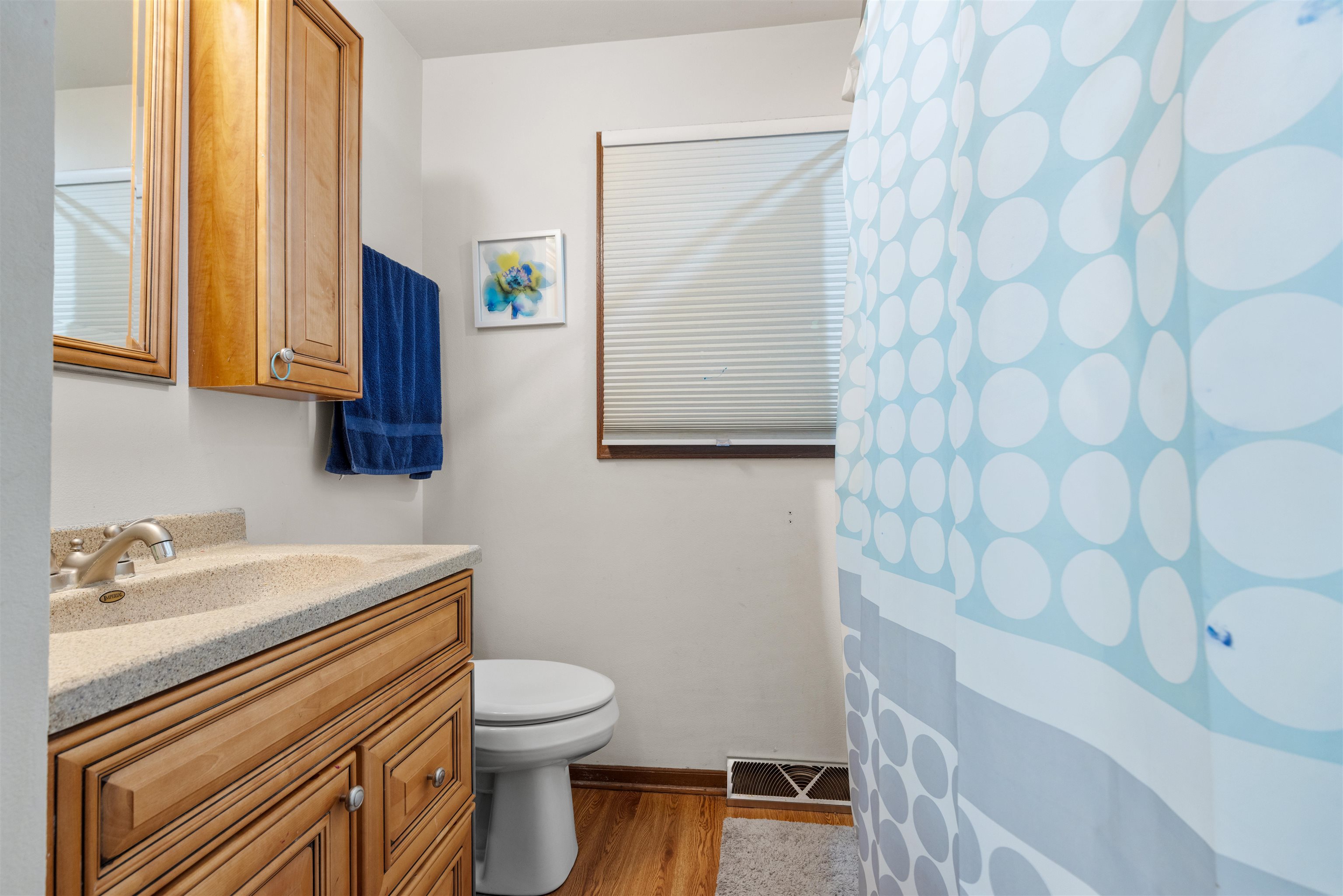 104 Deerpath Way Southwest Poplar Grove, IL 61065 - Photo 9 of 16 a bathroom with a sink a toilet and mirror