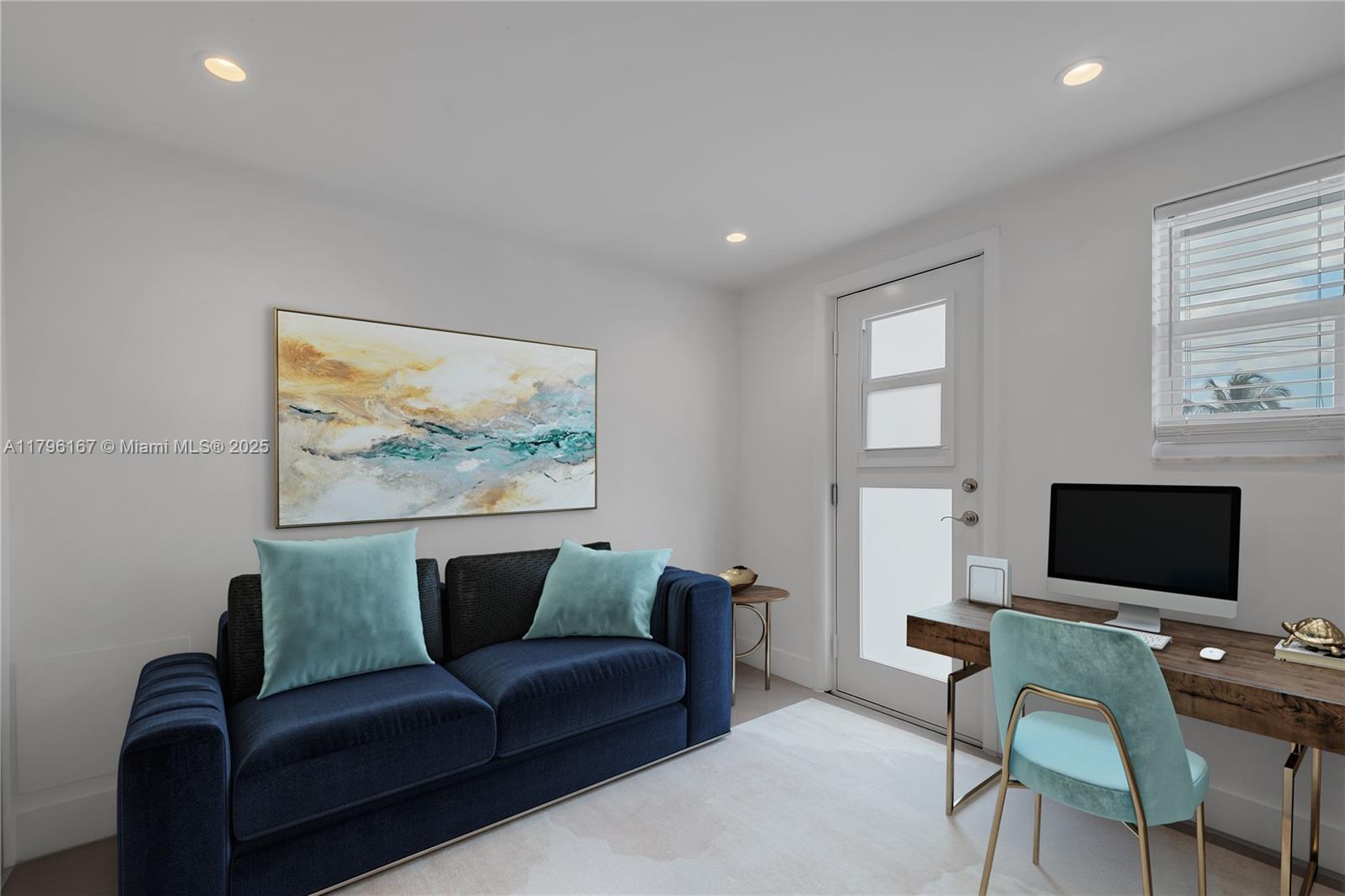 240 Galen Drive, Unit 308 Key Biscayne, FL 33149 - Photo 5 of 22 Third bedroom - virtually staged