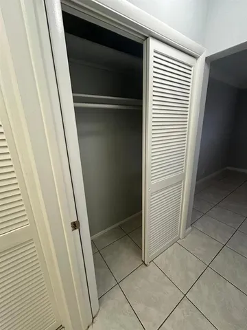 a view of closet area