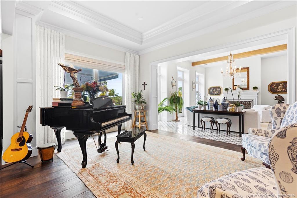 3 Island Road Stuart, FL 34996 - Photo 13 of 58 a living room with furniture and a wooden floor