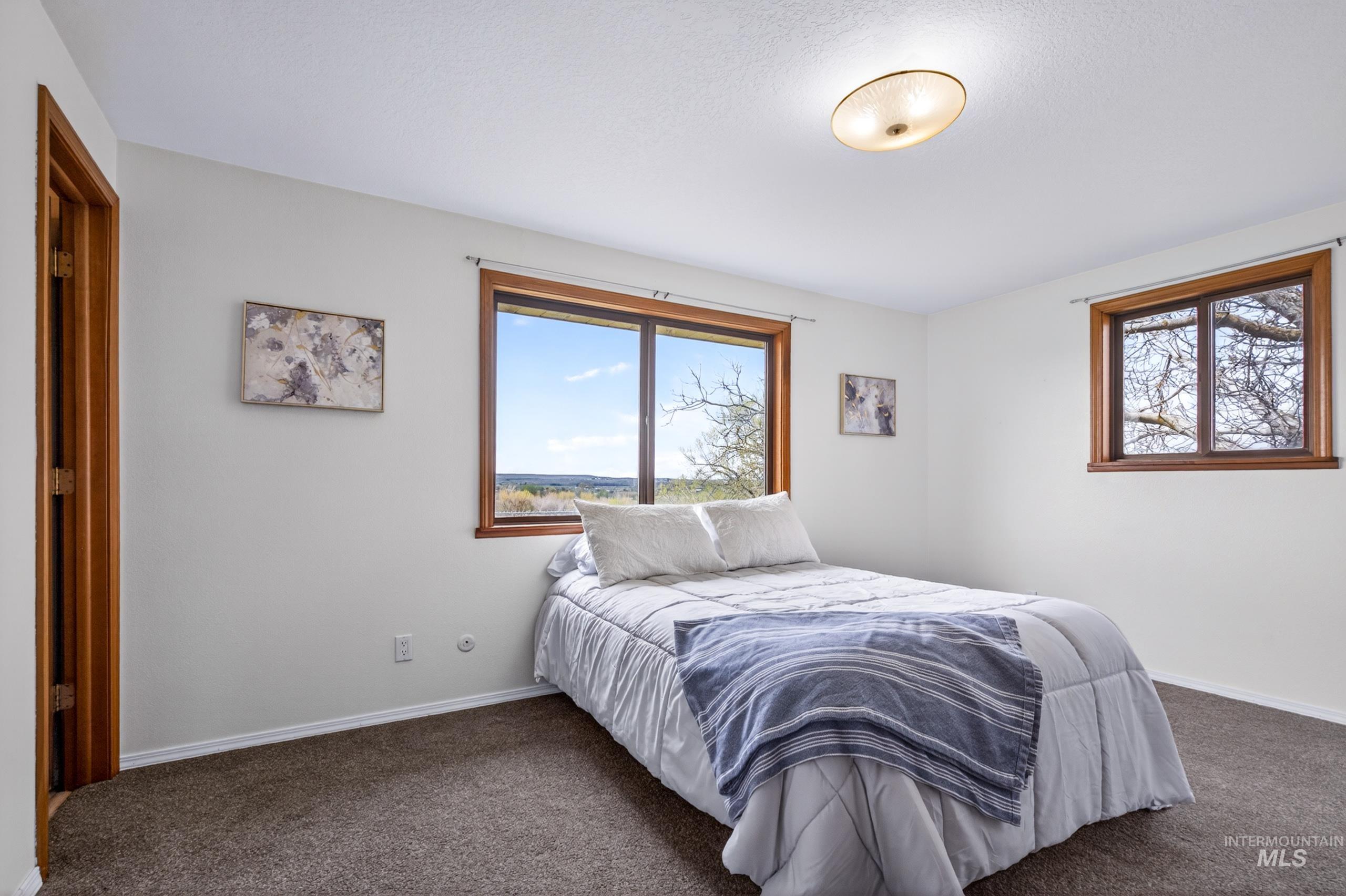 8989 Hillview Road Emmett, ID 83617 - Photo 21 of 50 Bedroom with dark carpet and baseboards