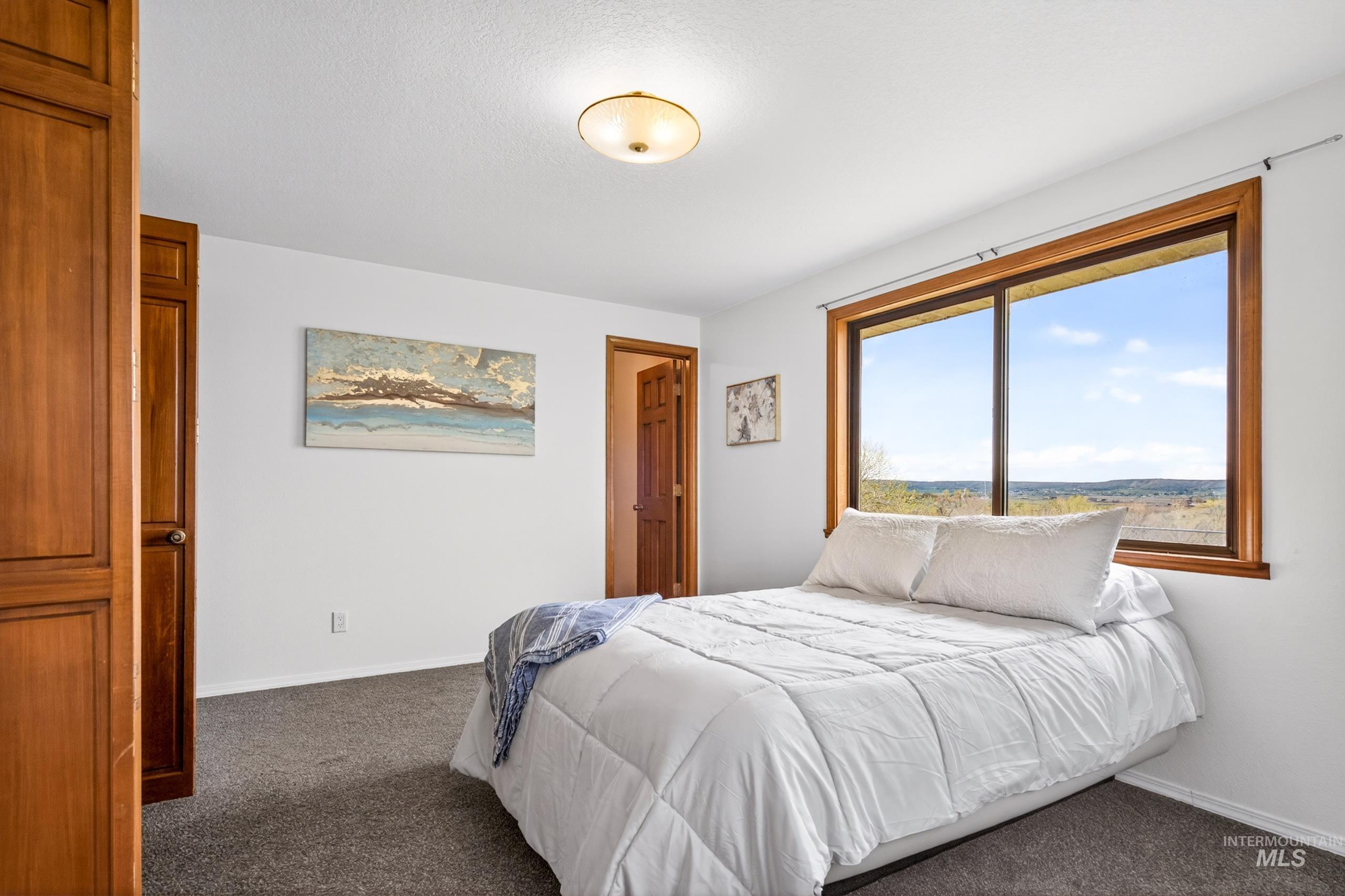 8989 Hillview Road Emmett, ID 83617 - Photo 24 of 50 Bedroom with dark carpet and baseboards