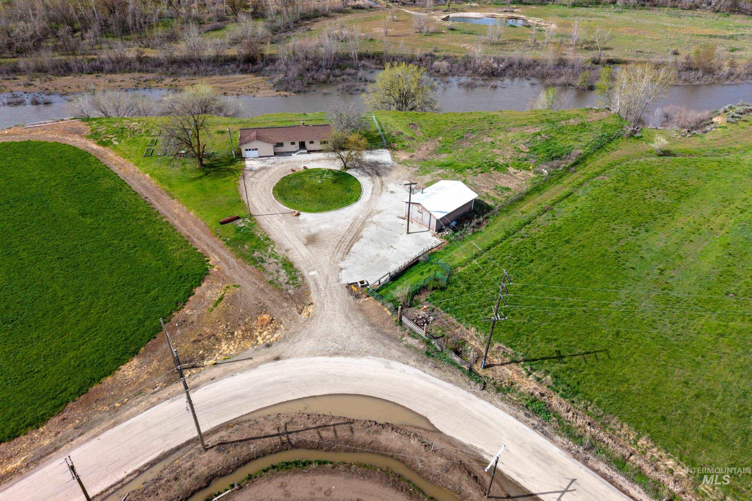 8989 Hillview Road Emmett, ID 83617 - Photo 5 of 50 Drone / aerial view of a nearby body of water