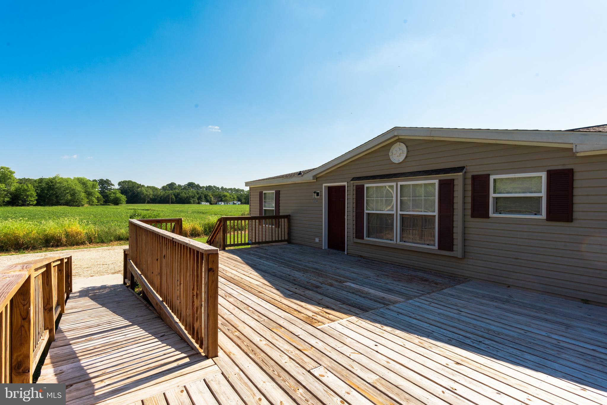 5359 Burnettsville Road Marion Station, MD 21838 - Photo 5 of 32 front deck with ramp