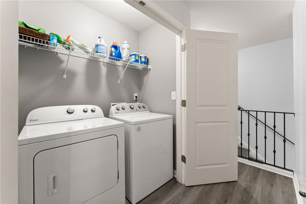 4302 Box Elder Path Gainesville, GA 30504 - Photo 24 of 53 a utility room with dryer and washer