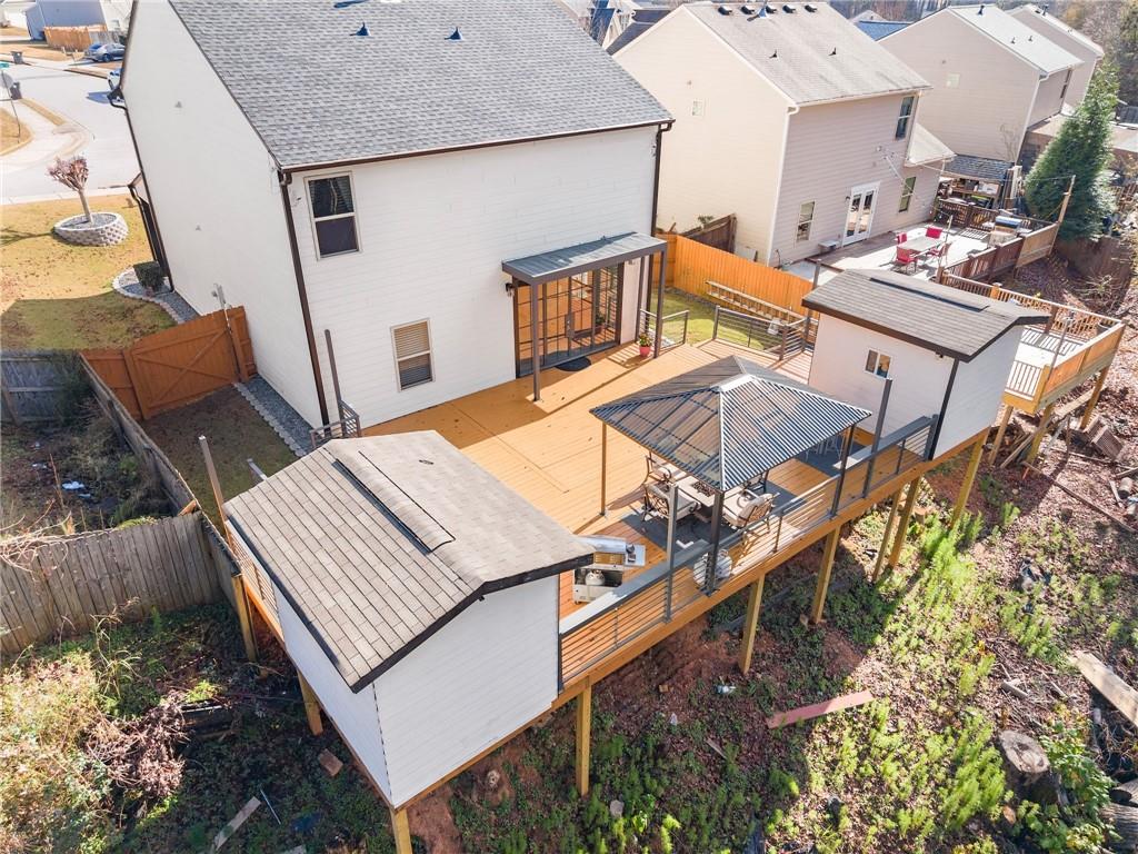 4302 Box Elder Path Gainesville, GA 30504 - Photo 53 of 53 an aerial view of a house with pool table and chairs