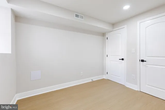 a view of an empty room