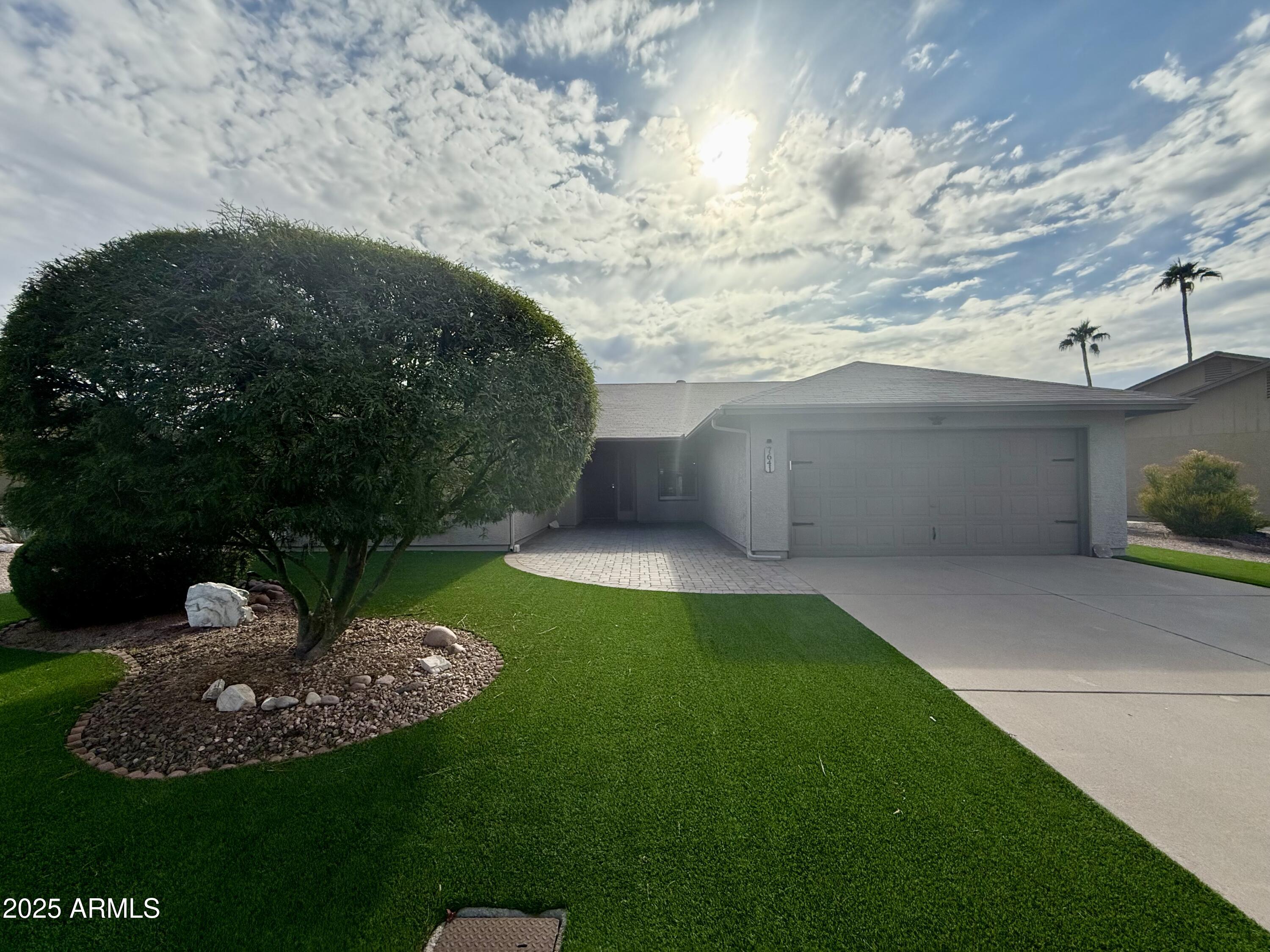 7641 East Pueblo Avenue Mesa, AZ 85208 - Photo 1 of 20 a view of a backyard with plants and outdoor seating