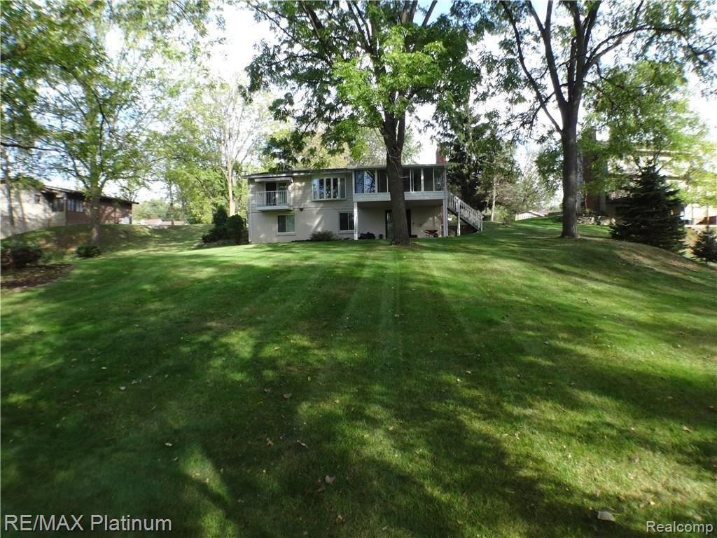 View from Creek to house in back yard