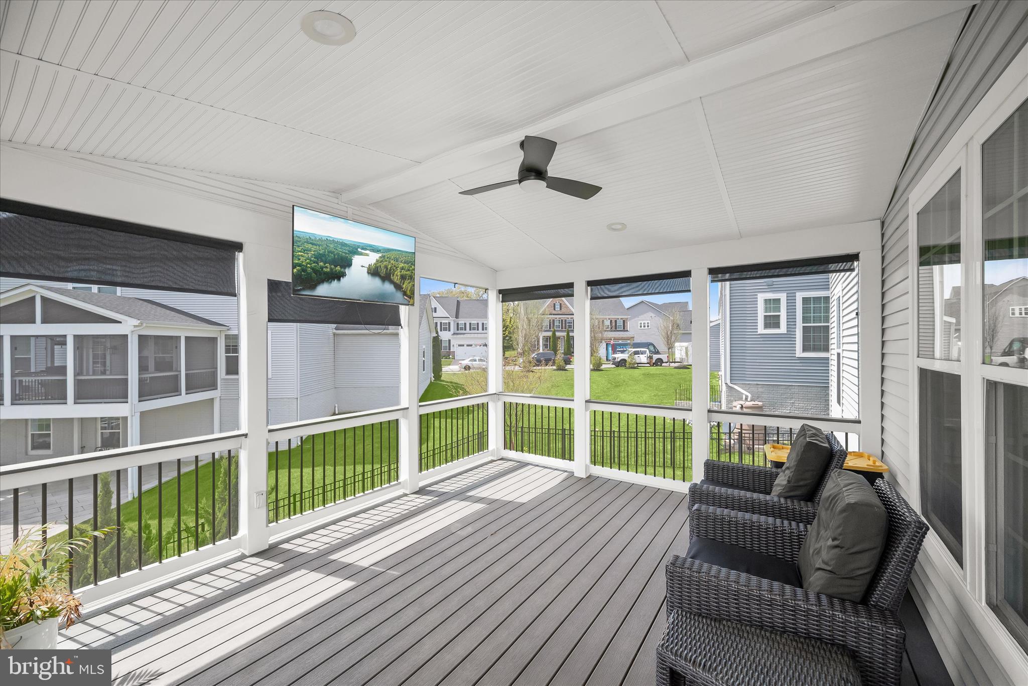 11047 Martha Way Fulton, MD 20759 - Photo 59 of 80 Screened Porch & Composite Deck