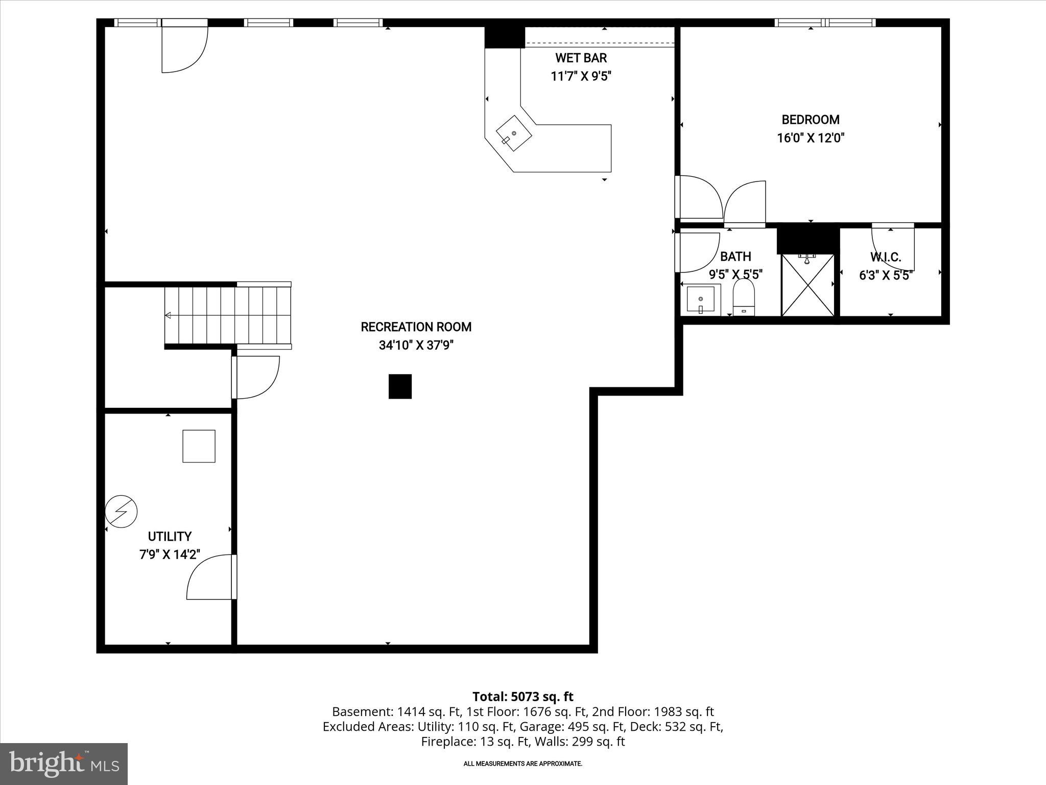 11047 Martha Way Fulton, MD 20759 - Photo 87 of 87 Lower Level Floor Plan