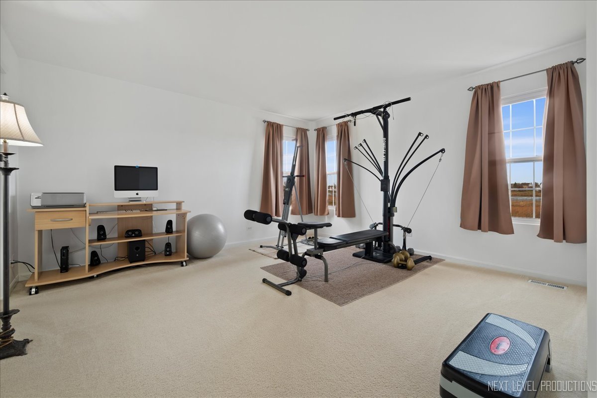 557 Springbrook Trail North Oswego, IL 60543 - Photo 14 of 25 a view of a room with gym equipment