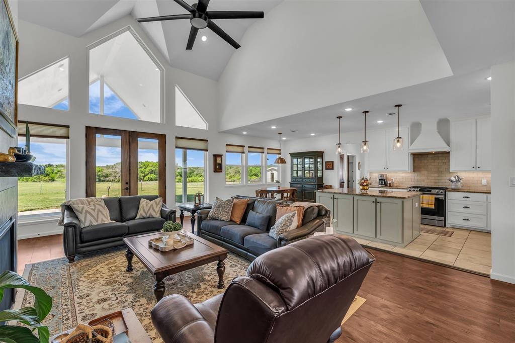 211 Knust Circle Gholson, TX 76705 - Photo 5 of 34 a living room with furniture kitchen view and a large window