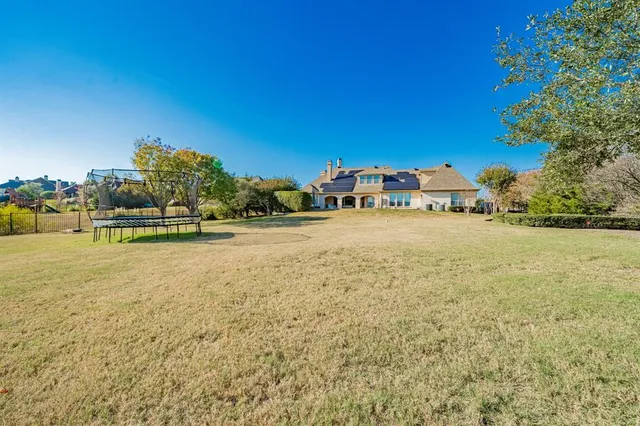 a view of a lake with houses