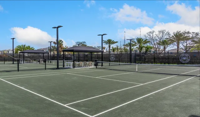 a view of a tennis court
