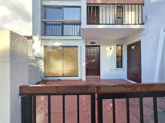 a view of front door