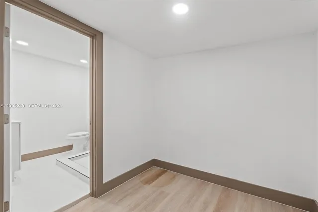 a view of empty room