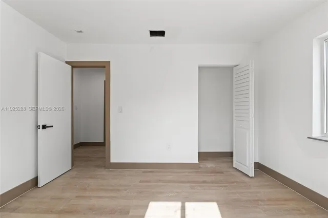 a view of an empty room