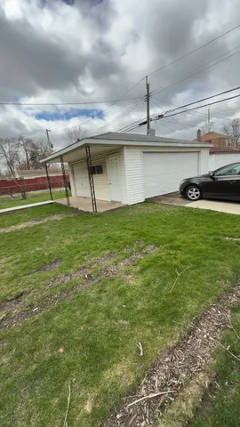 a backyard of a house
