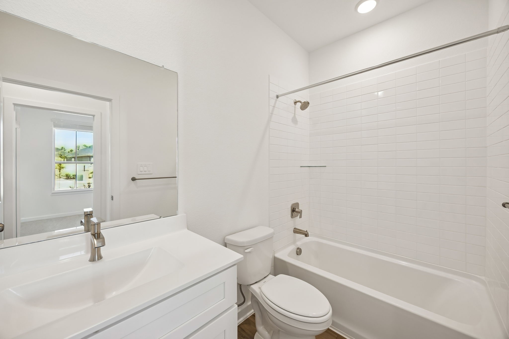 214 Pr Rdg Lane Montgomery, TX 77356 - Photo 17 of 35 a bathroom with a sink toilet and shower