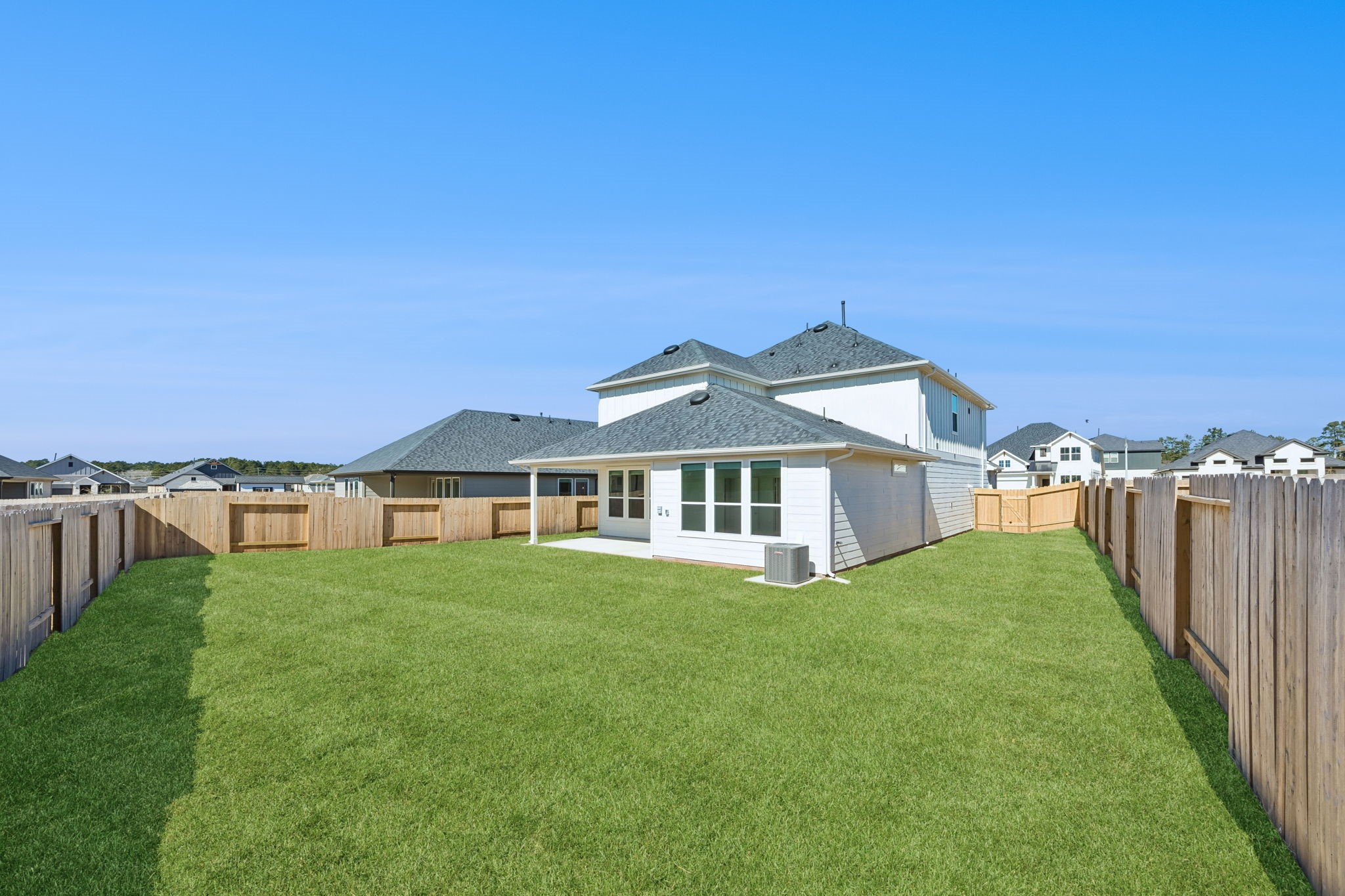 214 Pr Rdg Lane Montgomery, TX 77356 - Photo 28 of 35 a front view of a house with a yard
