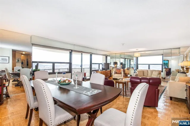 a view of balcony with furniture