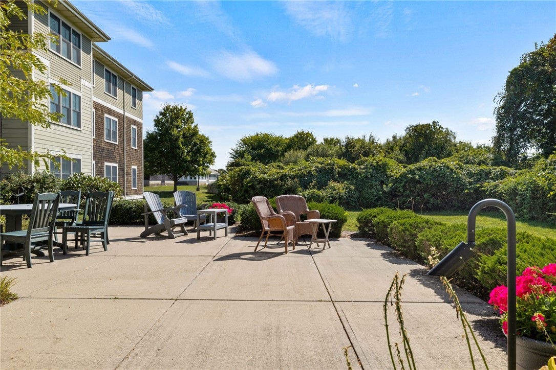 200 Clarke Road, Unit 110 Narragansett, RI 02882 - Photo 8 of 37 Common Courtyard and Patio