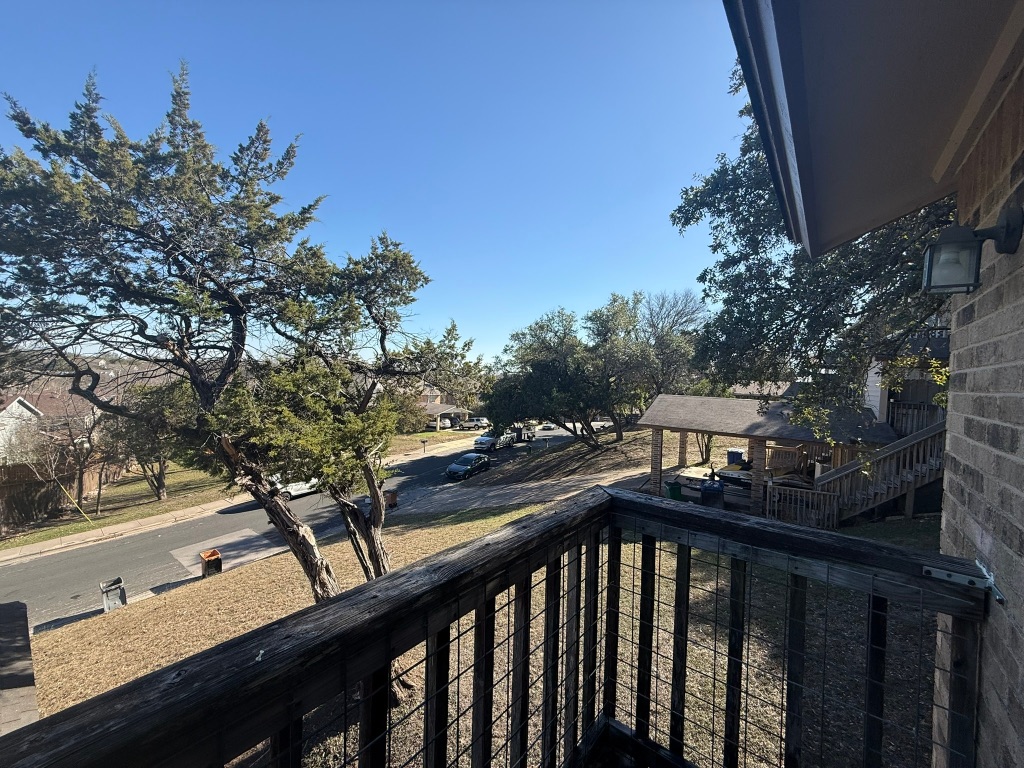 8102 Dunn Street, Unit A Austin, TX 78745 - Photo 17 of 21 a view of a street from a balcony