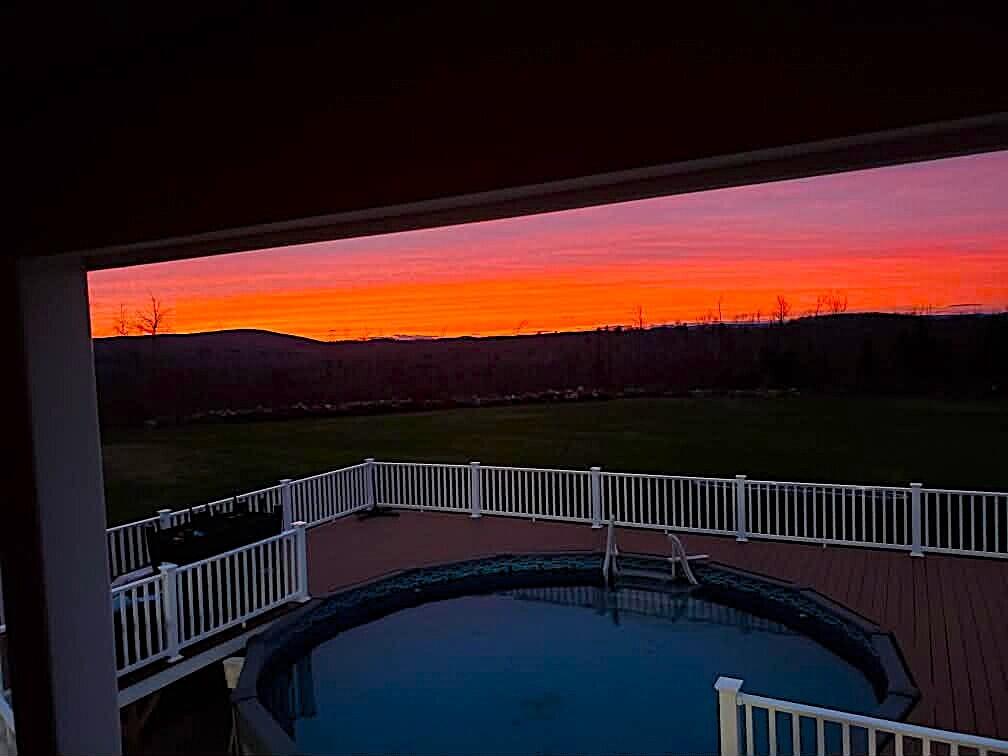 260 Nyes Corner Road St. Albans, ME 04971 - Photo 23 of 104 pool sunset