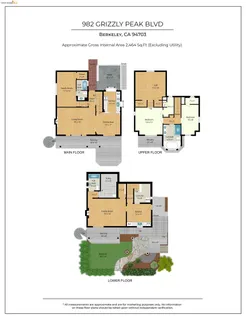 $1,195,000 | 982 Grizzly Peak Boulevard, Berkeley, CA 94708