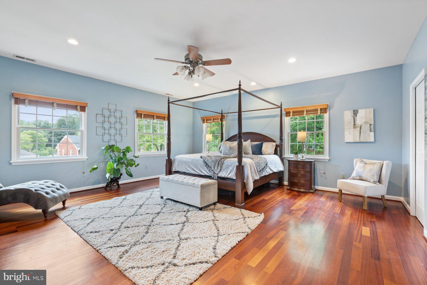 2605 Eccleston Street Silver Spring, MD 20902 - Photo 23 of 47 a bedroom with furniture and a large window