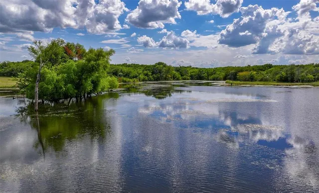 a view of a pathway with a yard