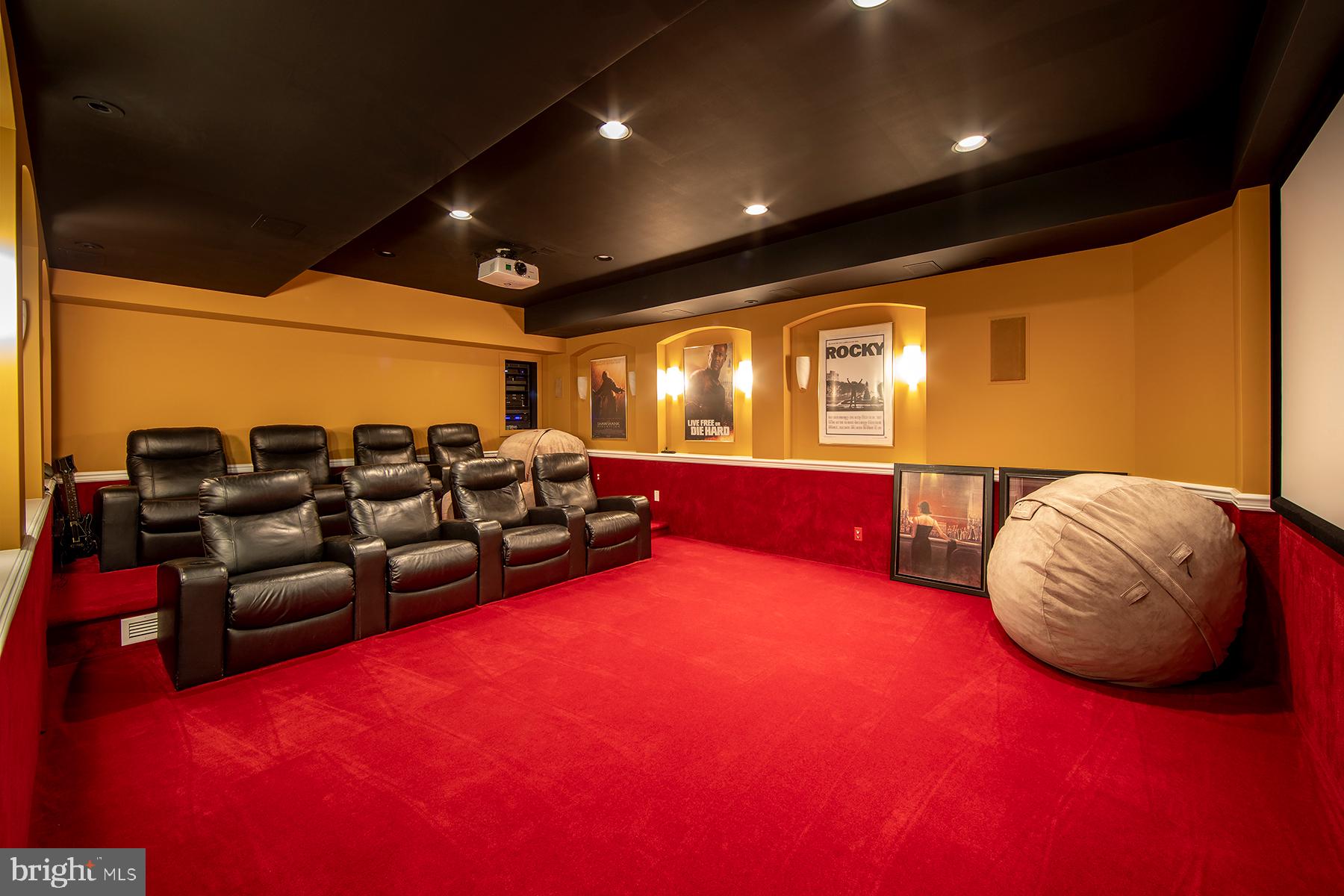 1030 Green Valley Road Bryn Mawr, PA 19010 - Photo 28 of 37 Lower Level Theater