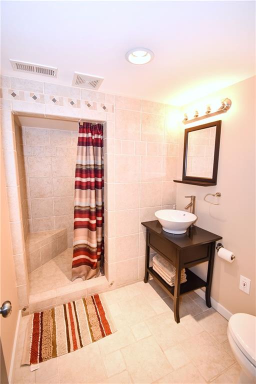 378 Streets Run Road Pittsburgh, PA 15236 - Photo 15 of 19 Gorgeous lower level bath with walk-in shower!
