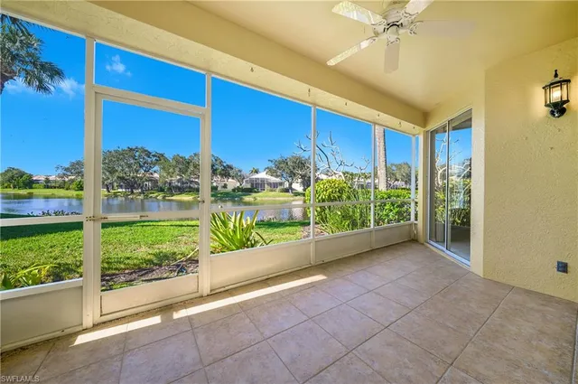 a view of a porch and garden