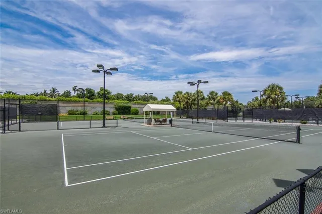 a view of a tennis court
