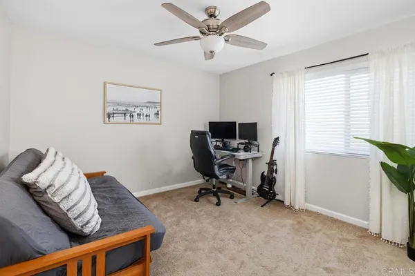 a view of workspace with a window