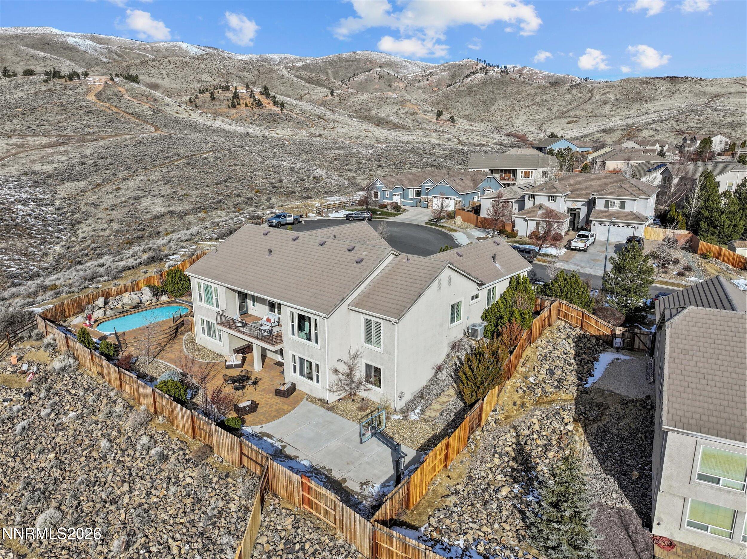 5850 Geode Court Reno, NV 89523 - Photo 83 of 88 an aerial view of residential houses with outdoor space