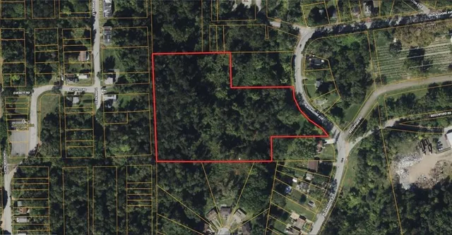 a view of city from a balcony