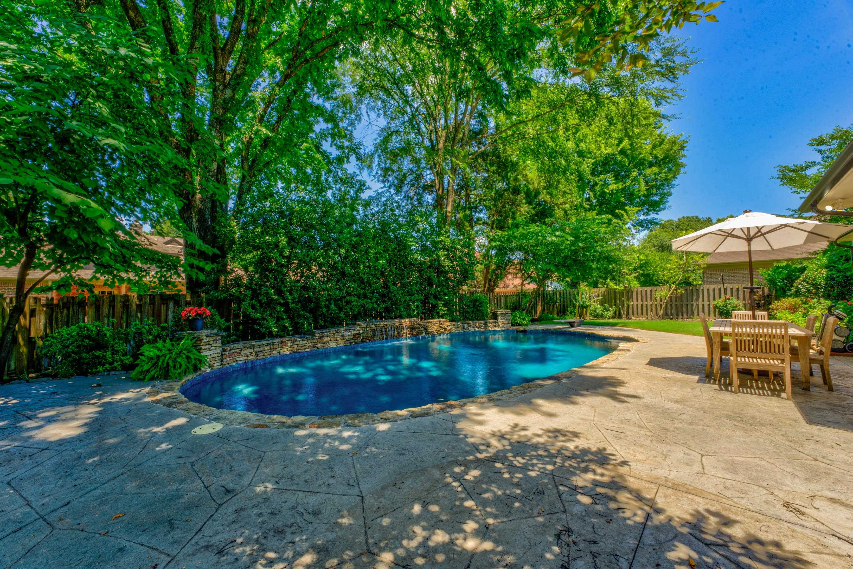 2142 Gallina Circle Collierville, TN 38017 - Photo 32 of 35 a view of a swimming pool with a table and chairs under an umbrella