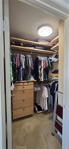 a view of walk in closet