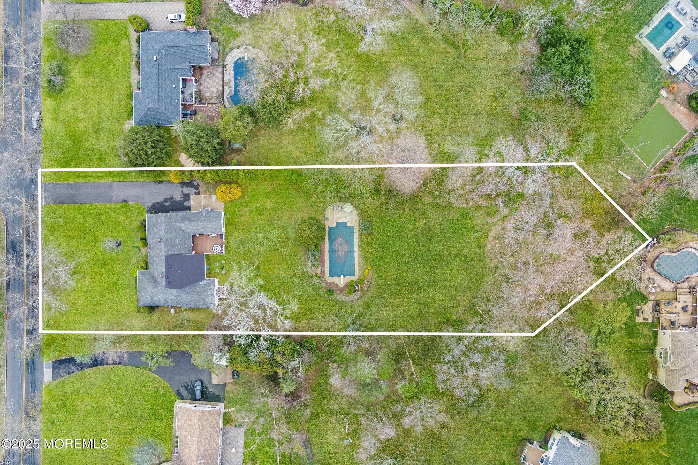 29 Holland Road Middletown, NJ 07748 - Photo 51 of 59 09-Overhead with outline NEW