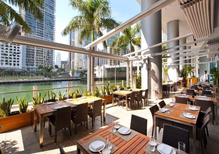 200 Biscayne Blvd Way, Unit 3205 Miami, FL 33131 - Photo 19 of 19 a view of balcony with couch and outdoor seating