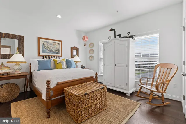 a bed room with a bed and a couch