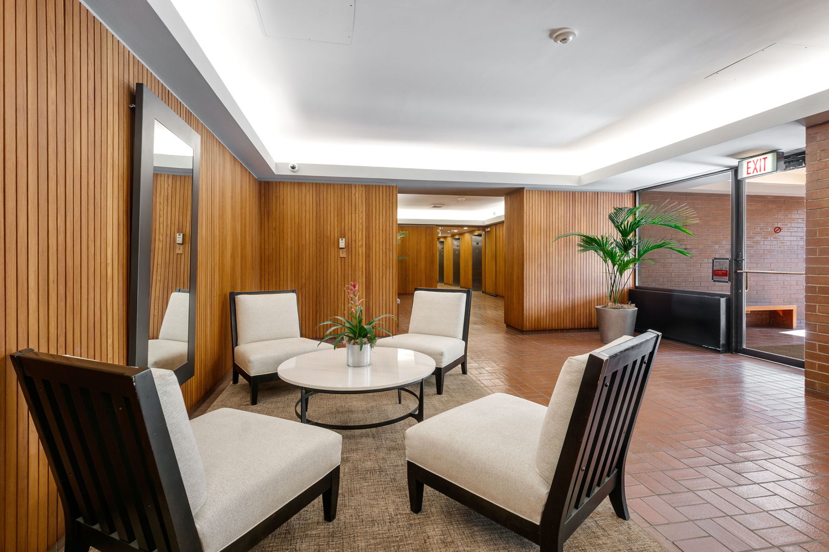 801 South Plymouth Court, Unit 602 Chicago, IL 60605 - Photo 3 of 15 a living room with furniture and wooden floor