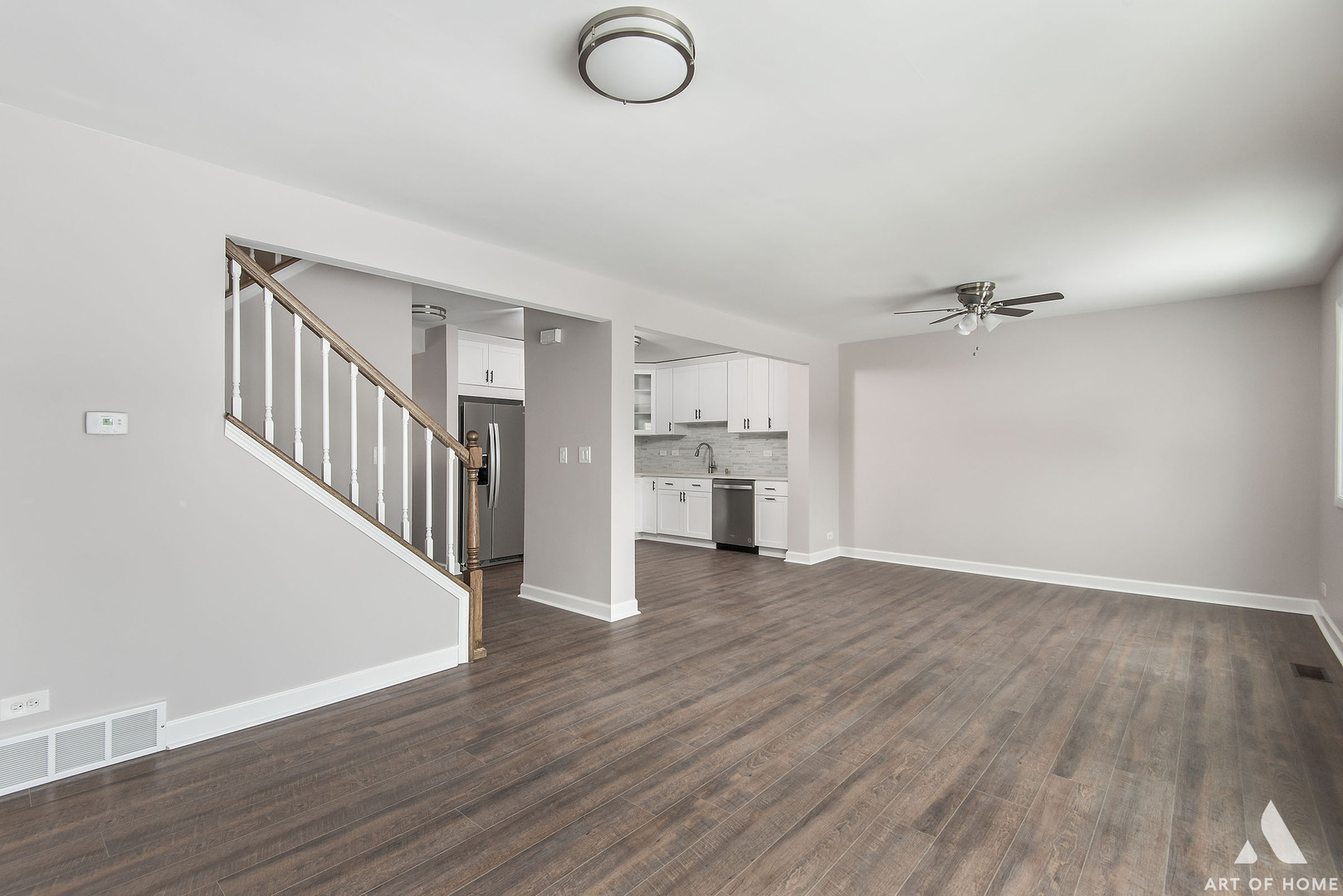 513 Monroe Road Bolingbrook, IL 60440 - Photo 3 of 21 wooden floor in an empty room with a window